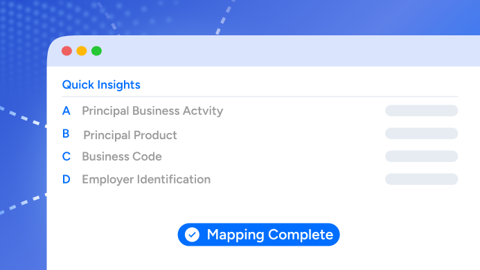 Extracted Field Mapping
